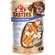 8in1 85 gr Tasties Calcium Bones Tavuk Sargılı Kemik Köpek Ödülü