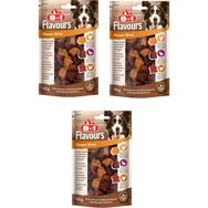 8in1 Flavours Skewer Bites 3x100 gr Köpek Ödülü