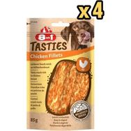 8in1 Tasties Chicken Fillets Tavuk Fileto 4x85 gr Köpek Ödülü