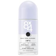 8x4 No.1 Pure Aqua 50 ml Kadın Roll-On Deodorant