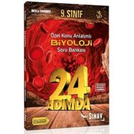 9. Sınıf 24 Adımda Özel Konu Anlatımlı Biyoloji Soru Bankası Sınav Yayınları