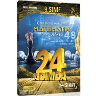 9. Sınıf Matematik 24 Adımda Özel Konu Anlatımlı Soru Bankası Sınav Dergisi Yayınları