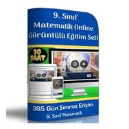 9. Sınıf Matematik Online Görüntülü Eğitim Seti
