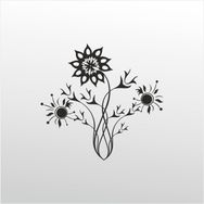 90 cm Ayçiçeği Folyo Sticker