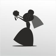 90 cm Çiçek Atma Folyo Sticker