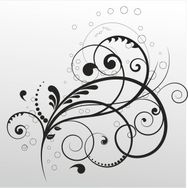 90 cm Çiçek Deseni Folyo Sticker