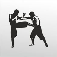 90 cm Dövüş Folyo Sticker
