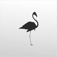 90 cm Flamingo Folyo Sticker
