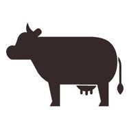 90 cm İnek Folyo Sticker