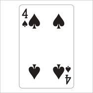 90 cm İskambil Kağıdı Folyo Sticker