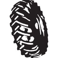 90 cm Kamyon Lastiği Folyo Sticker