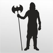 90 cm Tehlike Folyo Sticker