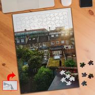 90396 Şehirdeki Evler Manzara 240 Parça Puzzle Yapboz Tablo