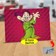 904910 Şapkalı Sevimli Şapşal Cüce 99 Parça Puzzle Yapboz Tablo