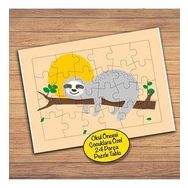 90PZ Ağaçtaki Sevimli Hayvan Çocuklara Özel Puzzle Yapboz Tablo