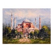 90x110 cm Ayasofya Sayılarla Boyama Seti Rulo Duvar Sticker