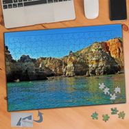 917 Deniz Kayaları Manzarası 240 Parça Puzzle Yapboz Tablo