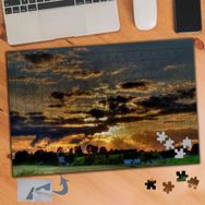 940 Batan Güneş Manzarası 240 Parça Puzzle Yapboz Tablo