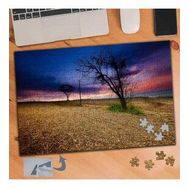 965 Pembe Mavi Gökyüzü Kuru Ağaç 240 Parça Puzzle Yapboz Tablo