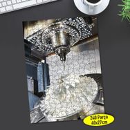 96602389 CNC Elmas Kesim Takım Tezgahı 240 Parça Puzzle Yapboz