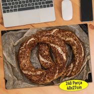 97673969 Gevrek Susamlı Simit Yiyecek 240 Parça Puzzle Yapboz
