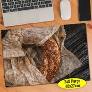 97675090 Gevrek Susamlı Simit Yiyecek 240 Parça Puzzle Yapboz