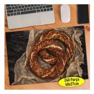 97754338 Gevrek Susamlı Simit Yiyecek 240 Parça Puzzle Yapboz