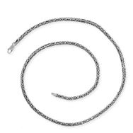 A.C Silvers 4 mm Yuvarlak Gümüş Kral Zincir