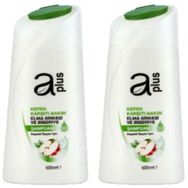 A Plus 2x600 ml Elma Sirkeli Biberiyeli Kepekli Saçlar Şampuan