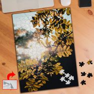 A0615 Güneş Yaprak Dal Ağaç 240 Parça Puzzle Yapboz Tablo