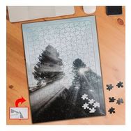 A2772 Ağaçlar Arasından Gün Işığı 240 Parça Puzzle Yapboz Tablo