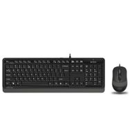 A4-Tech F1010 Gri Q USB mm Kablolu Klavye ve Mouse Seti