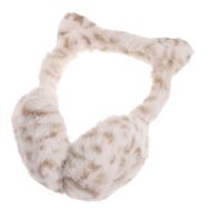 Abaodam Leopar Desenli Peluş Kulaklık
