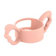 Abaodam Pembe Silikon Kulplu Biberon Tutucu