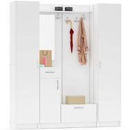 Abre VM-343637 Beyaz Portmanto