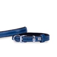 Abros 37-45 cm Camel Gerçek Deriden El Yapımı Kemik Desenli Köpek Boyun Tasması