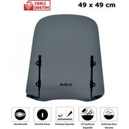 ABV Universal 49x49 cm Bağlantı Ekipmanlı Füme Siperlik