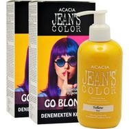 Acacia Jean's Color Fantastik Sarı 250 ml Fantastic Yellow Pastel Amonyaksız Balyaj Renkli Saç Boyası