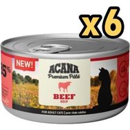 Acana 6x85 gr Premium Biftekli Ezme Kedi Konservesi