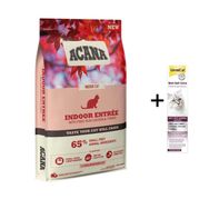 Acana Indoor Entree Tavuk ve Hindili Kısırlaştırılmış 1.8 kg Kedi Maması + Gimcat Malt Extra 100 gr Vitamin