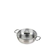 Acar 016469 Karat Çelik 28 cm Basık Tencere