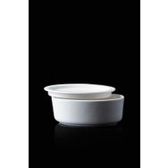 Acar 10954 Porselen Oval Kapaklı Kase