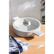 Acar 26 cm Ultimate Pro Cam Seramik Basık Tencere