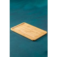 Acar 33 28x18 cm Bambu Dikdörtgen Sunumluk Tabak