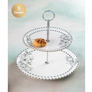 Acar 5585 Toby Estelia 19 cm Porselen Katlı Kurabiyelik