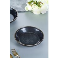 Acar Nordic Trend Black 18,5 cm Çukur Tabak