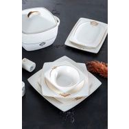 Acar Savanna Porselen 60 Parça 12 Kişilik Yemek Takımı