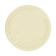 Acar Yuvarlak Krem Renkli 22 cm Süs Tabak