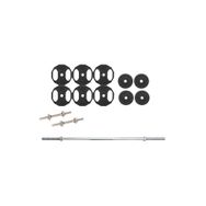 ACD Spor 50 kg Döküm Ağırlık Halter Dambıl Seti 120 cm Uzun Barlı Set
