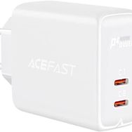 Acefast PD 40W Type-C 2x Usb-C Beyaz Telefon Şarj Aleti Başlığı